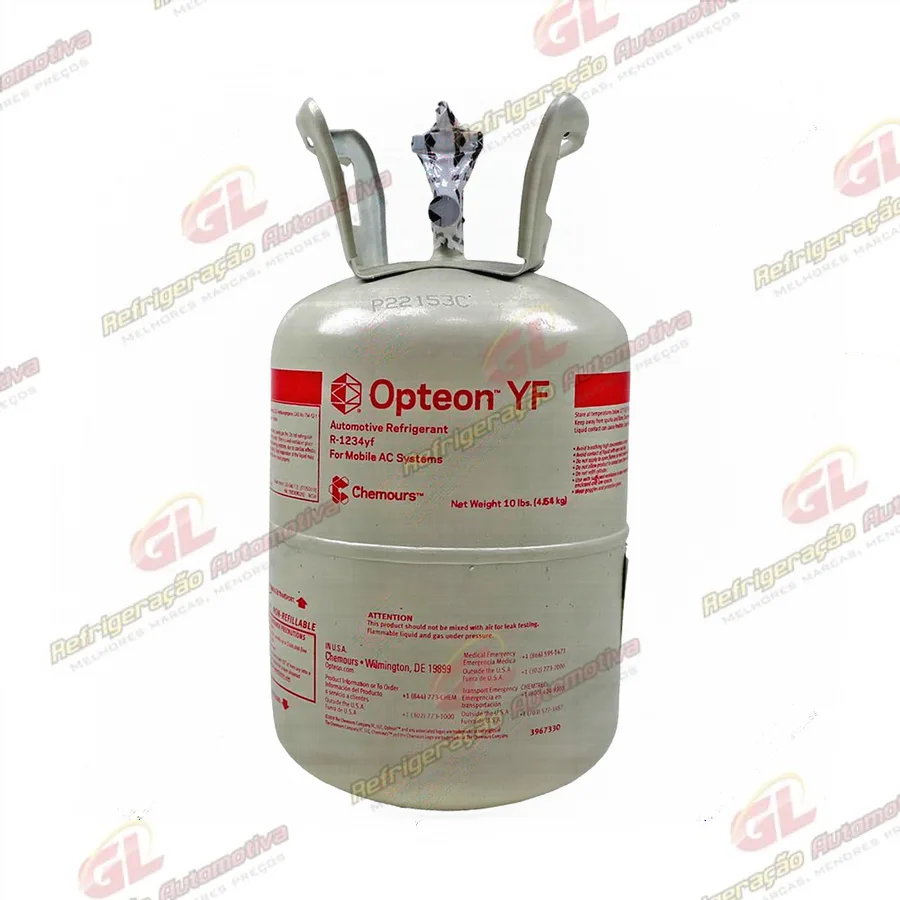Fluido Refrigerante Opteon R1234YF com 4,5 Kg