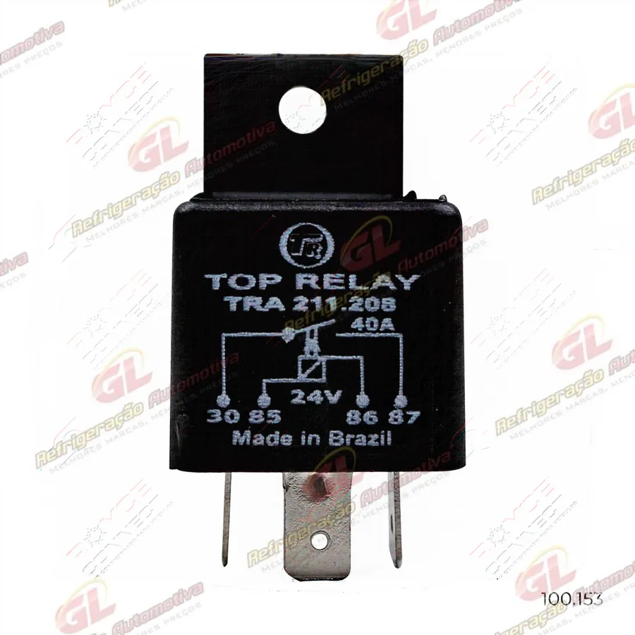 Relé Ar Condicionado Universal 4 Pinos - 24 Volts