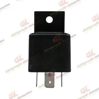 Relé Ar Condicionado Universal de 4 Pinos 40a - com Suporte GM/ Ford/ Fiat/ Volkswagen/ Toyota/ Troller - 12 Volts