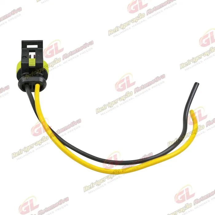 Chicote Conector 2 Vias Magnético Compressor CVC Denso/ Delphi/ Mahle Fiat Palio E.TorQ / Pressostato 2 Vias Chevrolet Silverado — foto 5