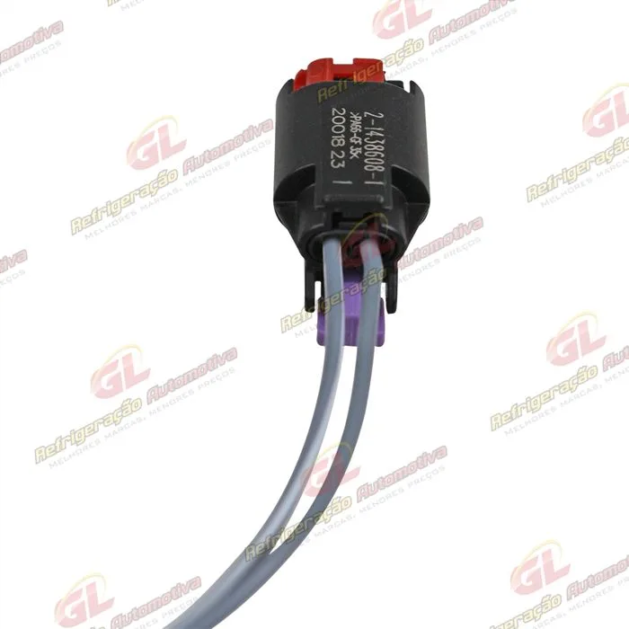 Chicote Conector 2 Vias Válvula Torre Eletrônica Compressor Mahle Fiat/ Jeep Renegade/ Compass/ Toro — foto 4