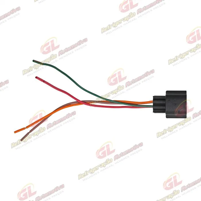Chicote Conector 4 Vias Pressostato Ford Ecosport / Fiesta /Fiat Palio 1.0/1.5/1.6 1996 Até 1999 — foto 3