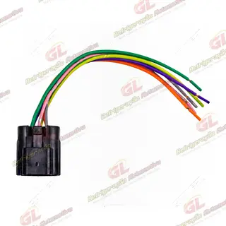 Chicote Conector 6 Vias Pressostato Magneti Marelli Alta/Baixa Fiat Ducato / Doblô 2000 Até 2008 Uno / Strada / Palio Fire / Punto 1.8 Fire 5 Vias