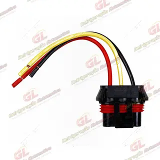 Chicote Conector 2 e 3 Vias Eletroventilador Chevrolet Corsa / Astra / Vectra / Meriva / Zafira