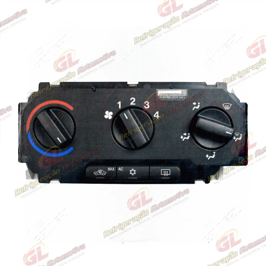 Painel de Controle do Ar Condicionado Chevrolet Astra 1999 Até 2002 - 12 Volts OEM: 93306514