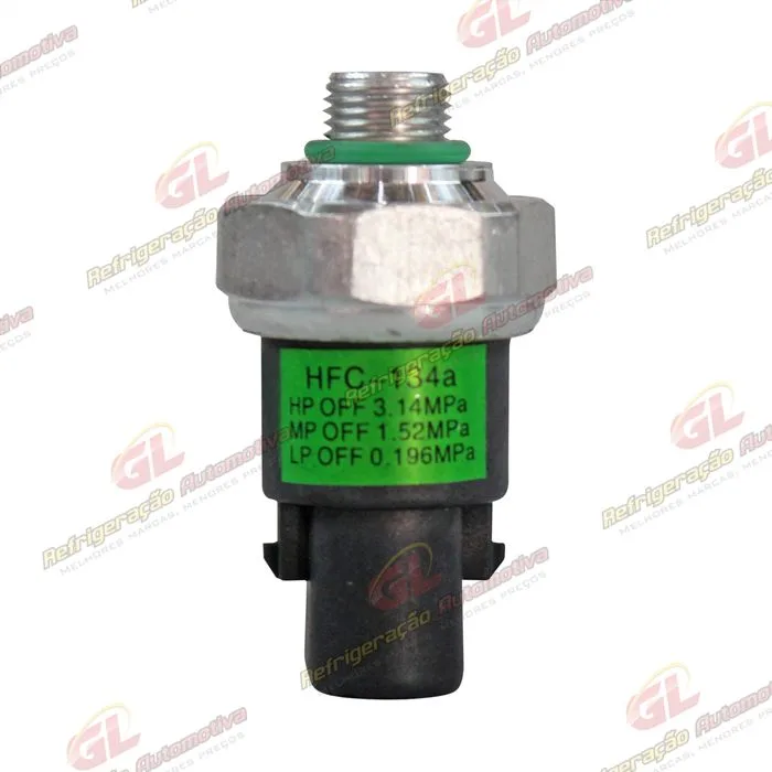 Pressostato Alta Toyota Corolla 1997 Até 2002/ Camry 1993 Até 1996/ Passeo 1994 Até 1995/ Rav4 1994 Até 2000/ SW4 1993 Até 1996 4 Vias Denso R134a BB OEM: 443.440-0010 — foto 3