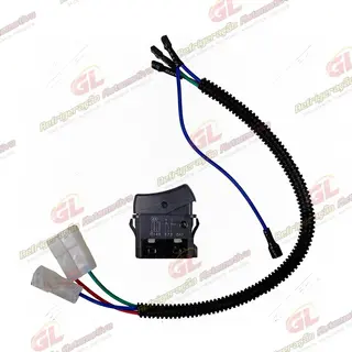 Interruptor Liga Desliga Ar Condicionado Caminhão Scania 2008> PGR / Mercedes Benz Adaptação - 24 Volts