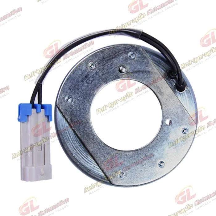 Magnético do Compressor Delphi CVC Chevrolet Agile/ Astra/ Zafira/ Celta/ Meriva/ Montana/ Prisma>2012/ Fiat Palio/ Stilo/ Brava/ Doblo - 12 Volts OEM: 6581124