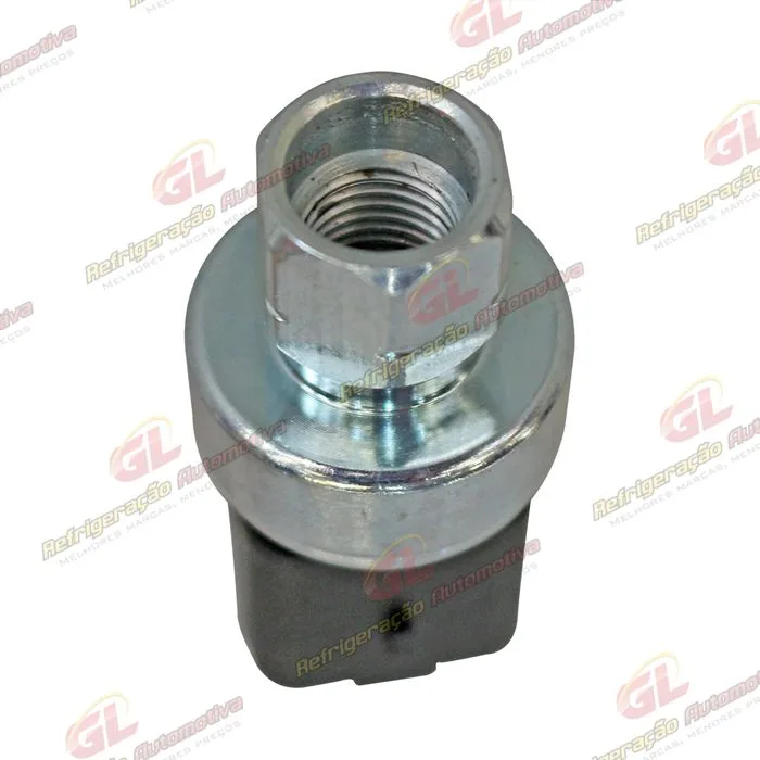 Pressostato de Alta 3 Pinos Peugeot 206/207 2006>/ 208 2008/ 307/407 2004/ 3008 2010>/ Berlingo Partner 2008>/ Expert 2018>/ Citroën C4 2011>/ C5 2008>/ Jumpy 2018> - Qualidade BB