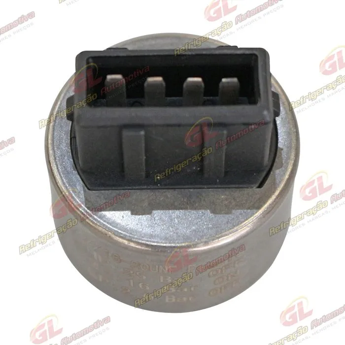 Pressostato Alta Chevrolet Vectra 1995 Até 1996/ Astra 1995 Até 1996/ Calibra 1994 Até 1995/ Máquina Terex R134a OEM: 90414997/ Máquina Case OEM: 84233818 — foto 2