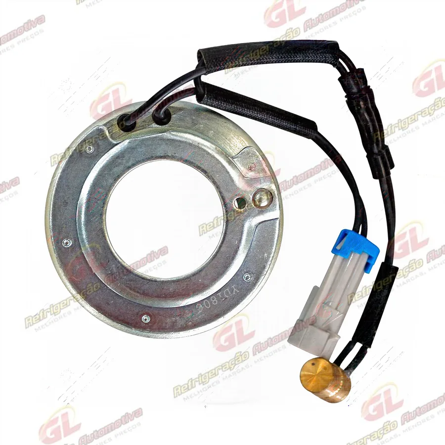 Magnético do Compressor Scroll Importado Chevrolet Tracker/ Spin/ Onix/ Sonic 1.6/ Cobalt 1.8 - 12 Volts