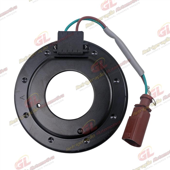 Magnético do Compressor Modelo Sanden Volkswagen Polo 1.0 TSI/ T-Cross 1.0 TSI 2022>/ Virtus 1.4 Turbo 2022> - 12 Volts