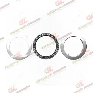 Rolamento Axial do Compressor Sanden 7H15 Superior 75,5x99,5 - Inferior 64x83,5