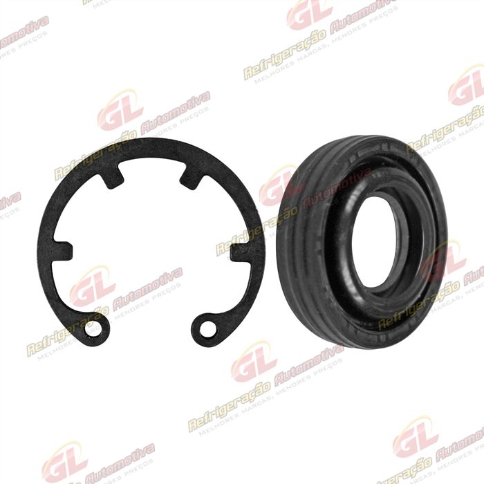 Selo do Compressor BWW Série 1 e 2 / Chevrolet Cruze / Hyundai HB20 / Calsonic RC.600.225 / Delphi CVC / Mini Lip Seal R134a