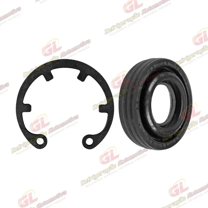 Selo do Compressor BWW Série 1 e 2 / Chevrolet Cruze / Hyundai HB20 / Calsonic RC.600.225 / Delphi CVC / Mini Lip Seal R134a