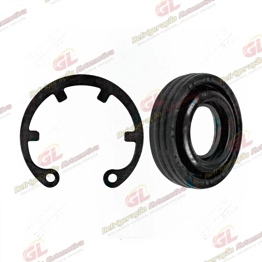 Selo do Compressor BWW Série 1 e 2 / Chevrolet Cruze / Hyundai HB20 / Calsonic RC.600.225 / Delphi CVC / Mini Lip Seal R134a