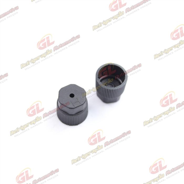 Tampa Plástica De Alta da Válvula de Serviço R134a 6 e 8mm Pacote Com 10 Pçs