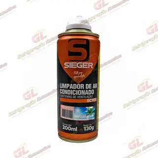 Bactericida Higienizador Para Ar Condicionado Tipo Granada com Fragrância Tropical para Eliminar Fungos e Bactérias 200ml