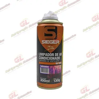 Bactericida Higienizador Para Ar Condicionado Tipo Granada com Fragrância Lavanda para Eliminar Fungos e Bactérias 200ml