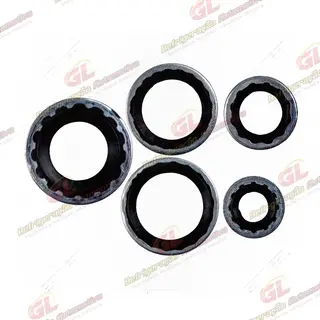 Arruela de Vedação De Sucção e Descarga do Compressor Ford Fusion/ Evaporador Chevrolet Camaro/ Cruze/ Onix/ Spin/ Cobalt