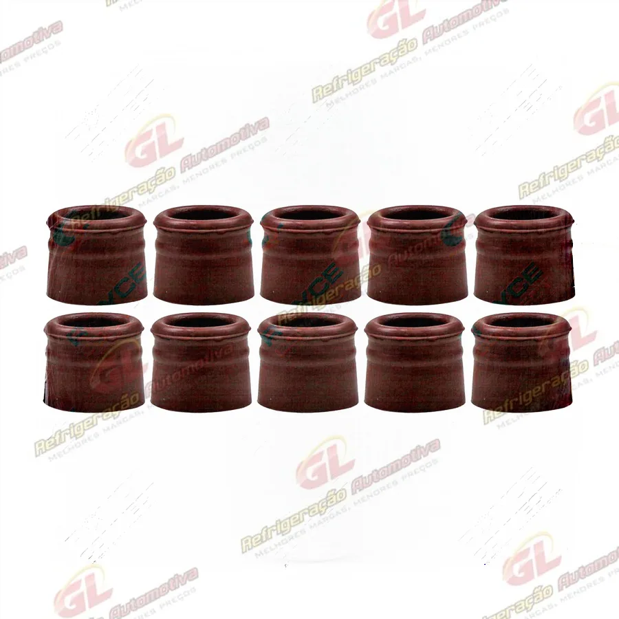Anel O´ring de 6mm do Compressor Peugeot 206/ 307/ Citroën - Pacote com 10 Pçs