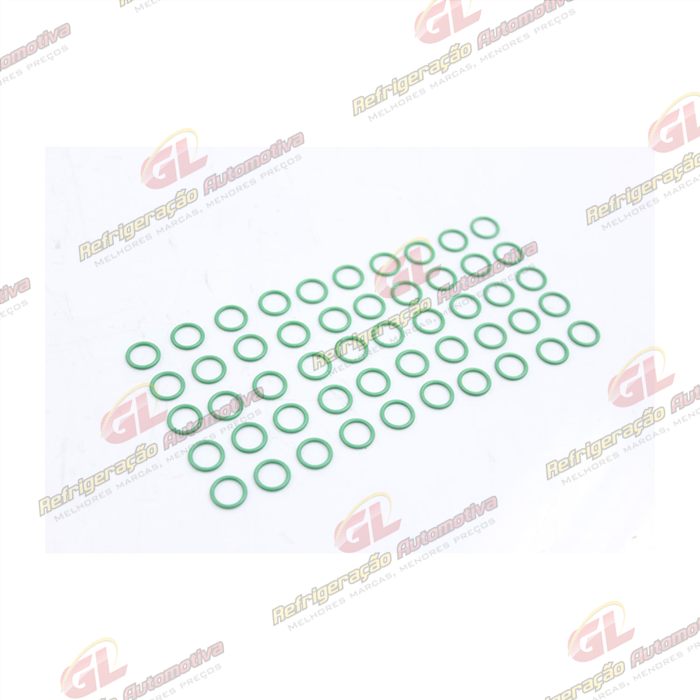 Anel O´ring 9,2x1,8mm HNBR verde R134a - Pacote 50 Pçs — foto 2