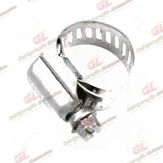 Abraçadeira de Aço Inox 14x19 p/ Mangueira de 06mm - Pacote Com 5 Pçs
