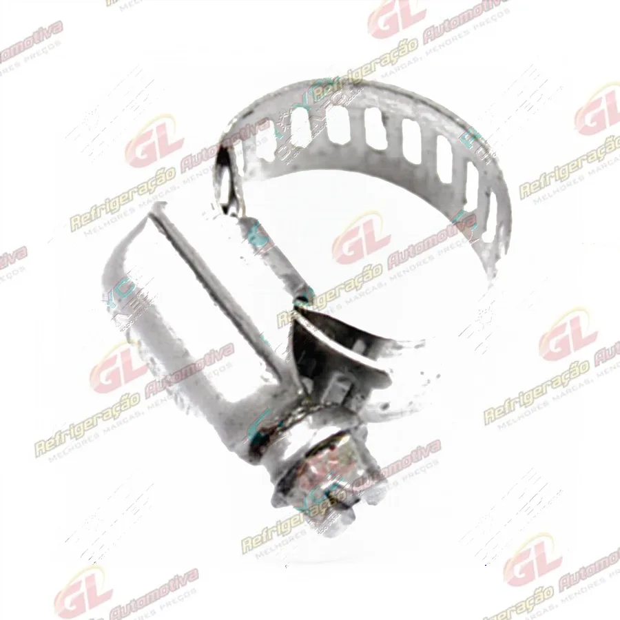 Abraçadeira de Aço Inox 14x19 p/ Mangueira de 06mm - Pacote Com 5 Pçs