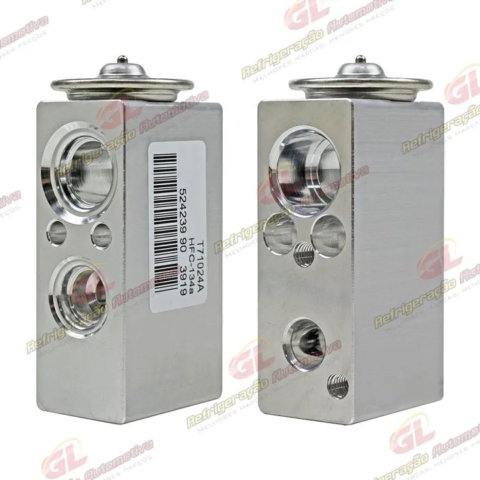 Válvula de Expansão VALEO Renault Master/Fluence/Sandero/Logan 2013>/ Fiat Uno 2010/ Palio 2012> Cronos/Argo 2013>/ Jeep Renegade 2013>/ Máquina Trator Case Patriot 250 a 350 Farmal 110A a 130A/ New Holland T4/T5