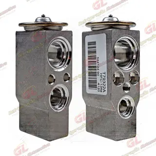 Válvula de Expansão Valeo Block 1,5t O´Ring Descarga 9x12 Sucção 18x15 Chevrolet Vectra 1997 / Scenic / Peugeot / Citröen / Caminhão Volkswagen / Scania 2008 Até 2017