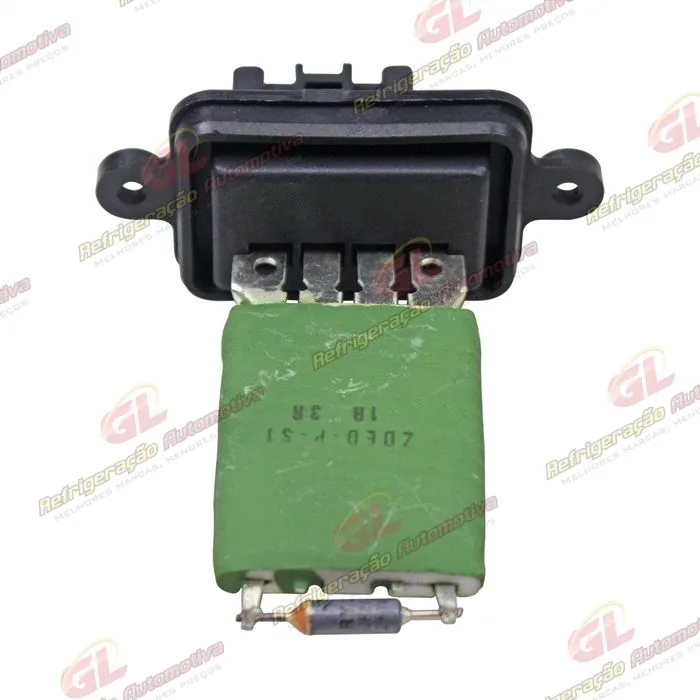 Resistência da Caixa Evaporadora Volkswagen Gol G2/G3/G4 Sem Ar Cond 3 Velocidades - 12 Volts — foto 5