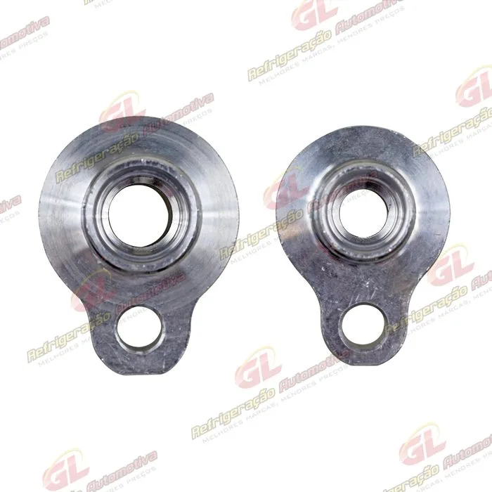 Conector Adaptador para Compressor 7H15 RC.600.053 Caminhão Volvo - Alumínio