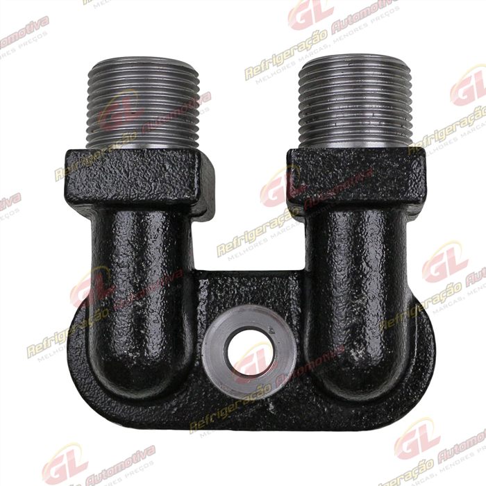 Conector Adaptador Vertical Compressor 7H15 1``x1`` - Aço