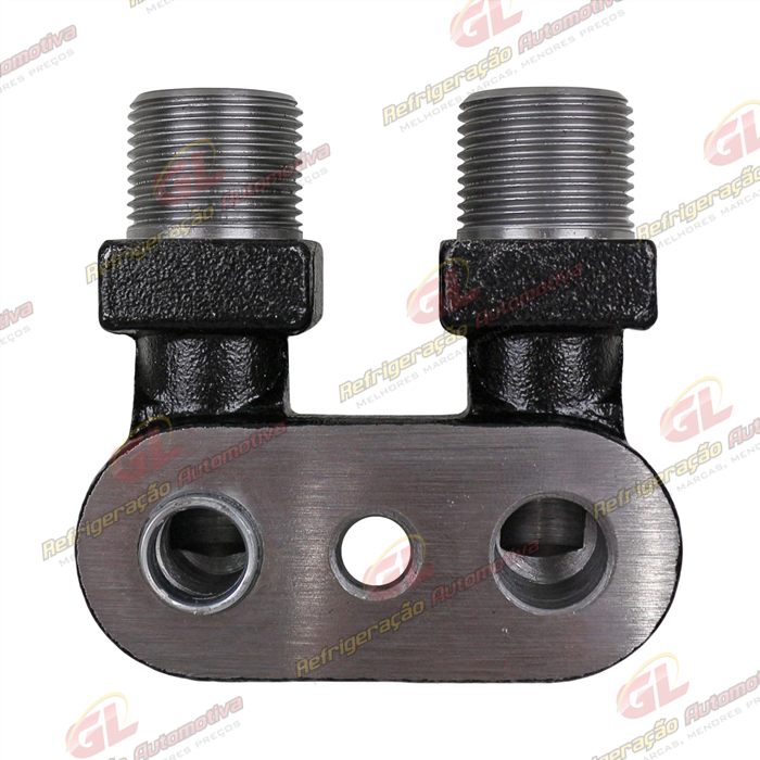 Conector Adaptador Vertical Compressor 7H15 1``x1`` - Aço — foto 3