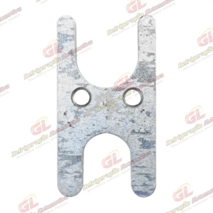 H de 2 Furos para Fixação Valvula Block Volkswagen Fox - Aço — foto 2
