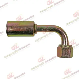 Conexão 06mm Aço 90º da Mangueira do Condensador ao Filtro Volkswagen Santana R134a