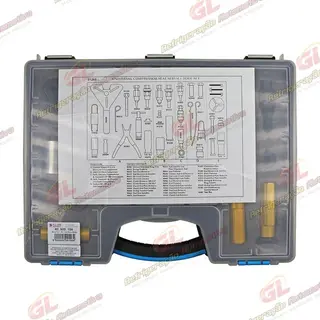 Caixa Ferramenta Saca e Instala Selo e Polia para Compressor Harrison Denso 6P148 York Sanden 507/508/510