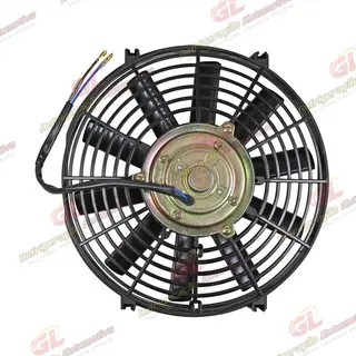 Eletroventilador Universal 10 Polegadas Pás Reta - 12 Volts