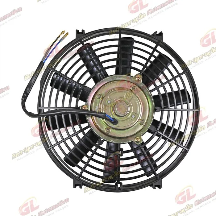 Eletroventilador Universal 10 Polegadas Pás Reta - 12 Volts