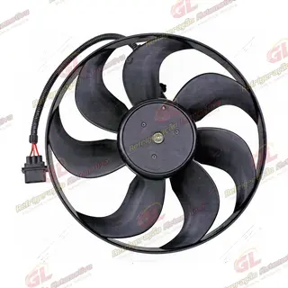 Eletroventilador Principal do Radiador Volkswagen Golf 1.6/1.8/2.0 1999> / Audi A3 - 12 Volts Diametro 350mm