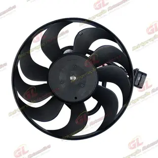 Eletroventilador Auxiliar do Radiador Volkswagen Golf 1.6/1.8/2.0 1999> / Audi A3 - 12 Volts Diametro 290mm