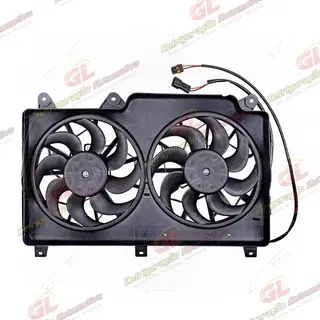 Eletroventilador Duplo c/ Defletor do Radiador Chevrolet S10 / Blazer c/ Ar Condicionado 03/1995> - 12 Volts OEM: 93358515