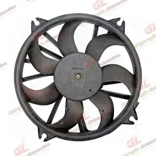 Eletroventilador do Radiador c/ Defletor Peugeot 307/ 308/ 408 1.6/1.8 2002>/ Citröen C4 2.0 2004>/ Citroën C4 Louge 2014> - 12 Volts OEM: 1253K7