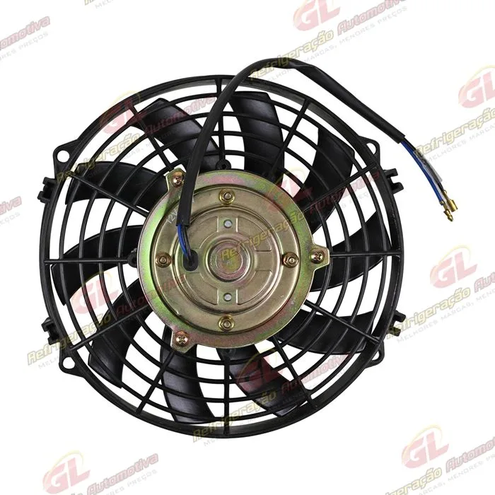 Eletroventilador Universal 9 Polegadas Pás em S - 12 Volts