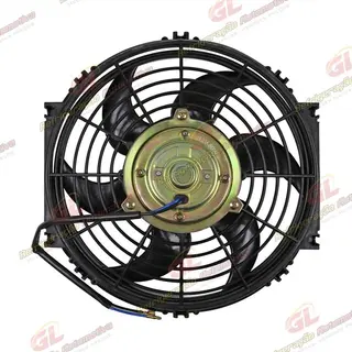 Eletroventilador Universal Soprante 10 Polegadas Pás em S - 12 Volts