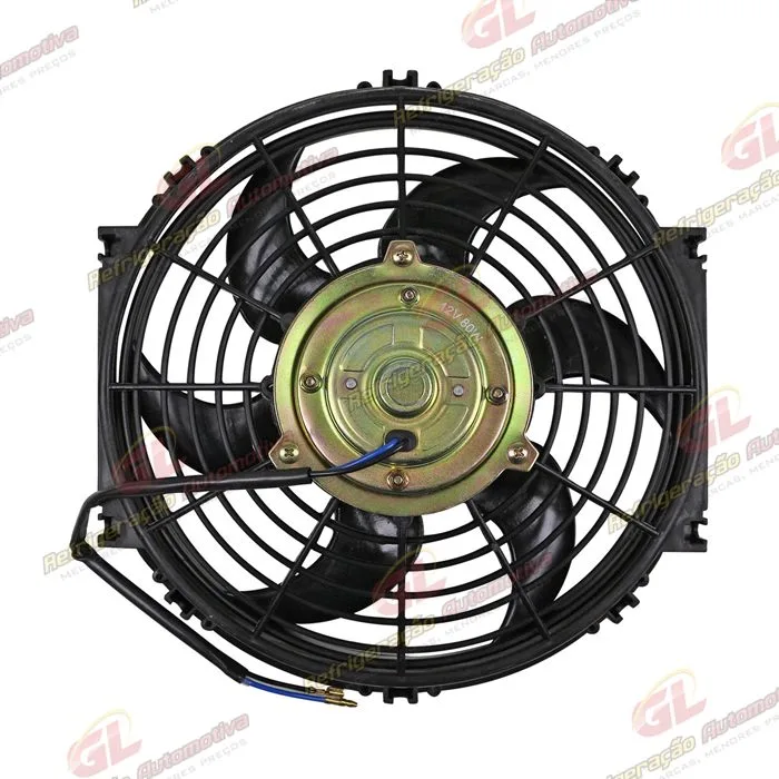 Eletroventilador Universal Soprante 10 Polegadas Pás em S - 12 Volts