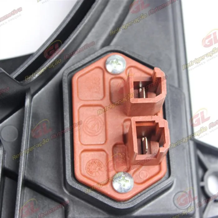 Eletroventilador do Radiador c/ Defletor Fiat Ducato 2.3 JTD 2009>/ Renault Jumper/ Citroën Boxer - Sistema Modine - 12 Volts OEM: 1364597080 / 1371638080 — foto 3
