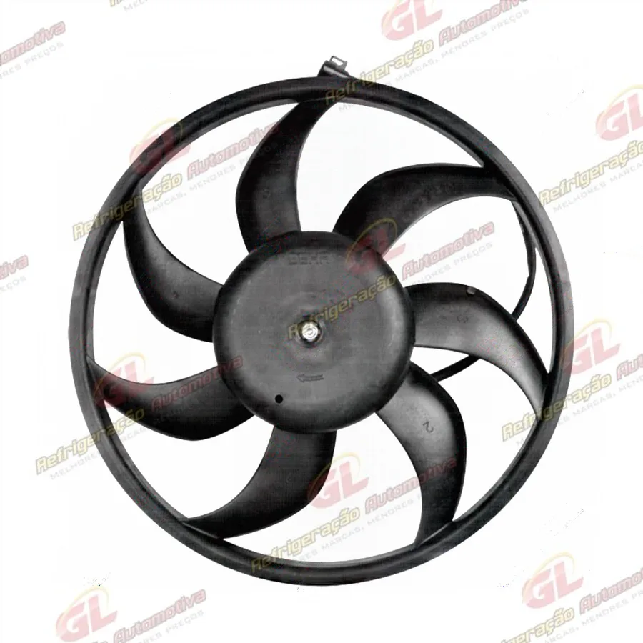 Eletroventilador do Radiador s/ Defletor Fiat Palio Young 1.0/1.3/1.4 2001 Até 2003/ Fiat Doblo 1.3/1.6/1.8 2001>/ Idea 1.4/1.8 2010> Sistema Behr - 12 Volts OEM: 46816879/ 51822634/ 51874785