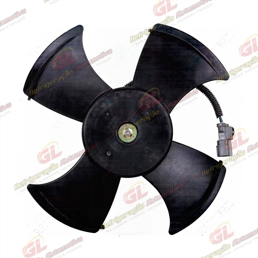 Eletroventilador do Condensador Honda Civic 1992 Até 2000 / CRX 1993 Até 1995 - 12 Volts OEM: 80151SR3013 / 80152SR3013