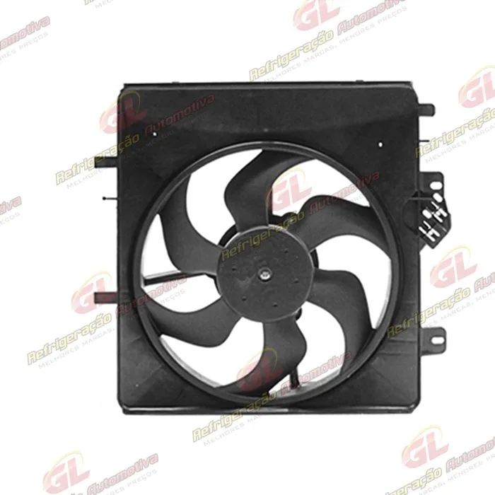 Eletroventilador do Radiador / Condensador Com Defletor Citroen C3 1.4/1.6 2003 Até 2007 Eletrônico Todos - 12 Volts OEM: 1253H3 — foto 2